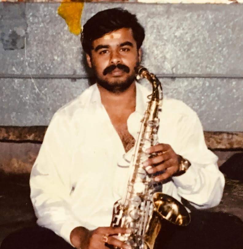 Saxophone Manjunath performing live